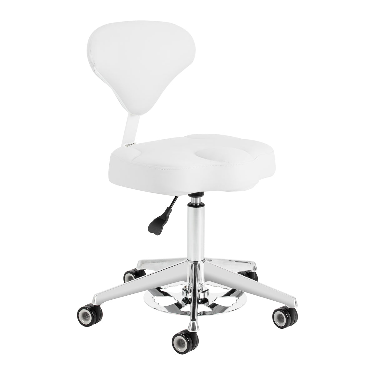 Azzurro 156-F Bump-Up meistro kėdė su atlošu, balta