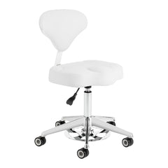 Azzurro 156-F Bump-Up meistro kėdė su atlošu, balta