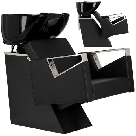 Kirpyklos plautuvė Toma V2 Silver, juoda