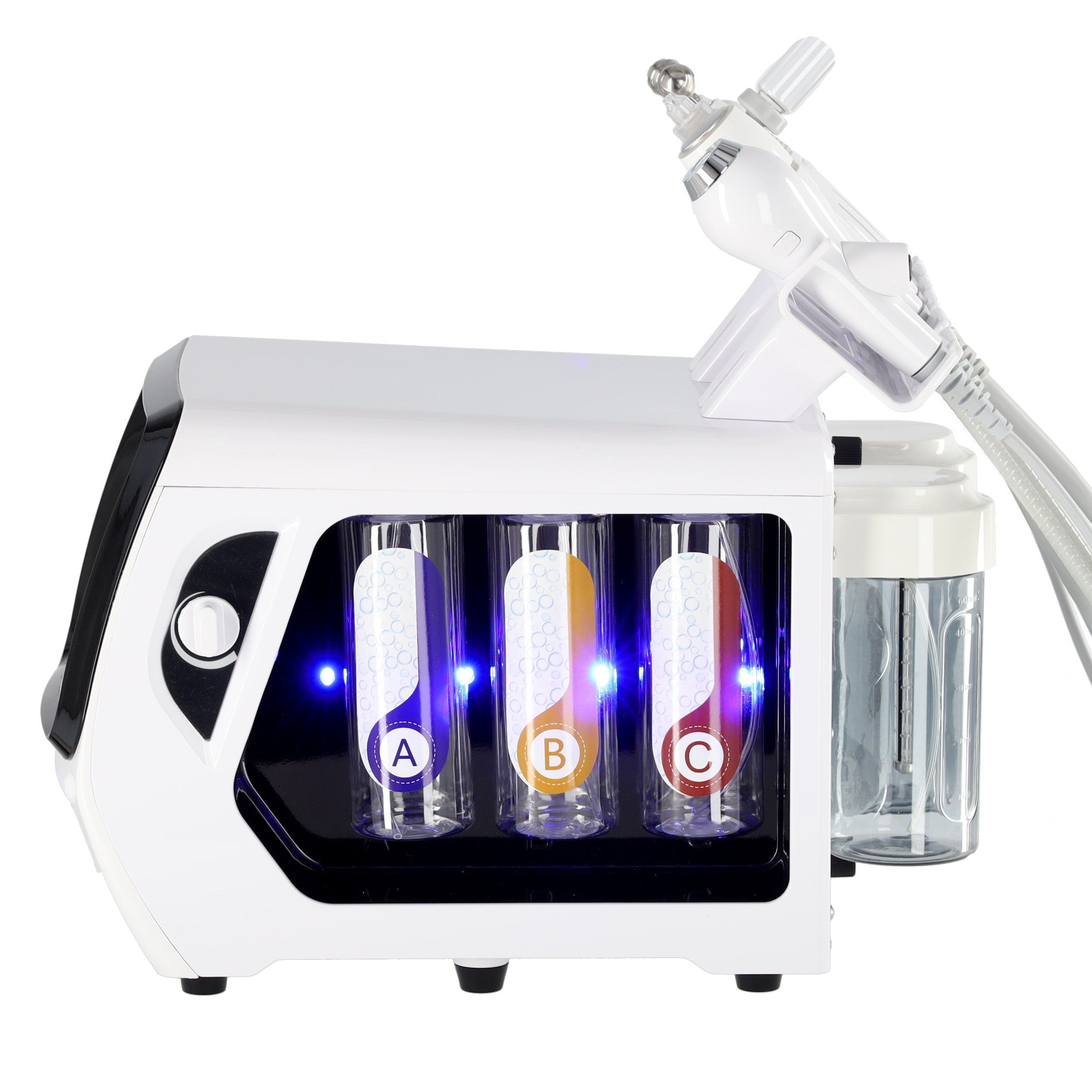 Hydrodermabrazijos aparatas 6in1 su vandenilio valymu, deguonies infuzija ir kavitaciniu pilingu