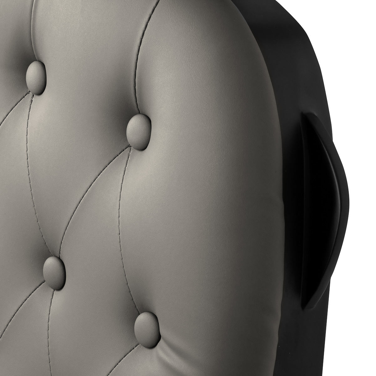 Barberio kėdė Gabbiano Francesco, pilka su juodu pagrindu – 13 nuotrauka