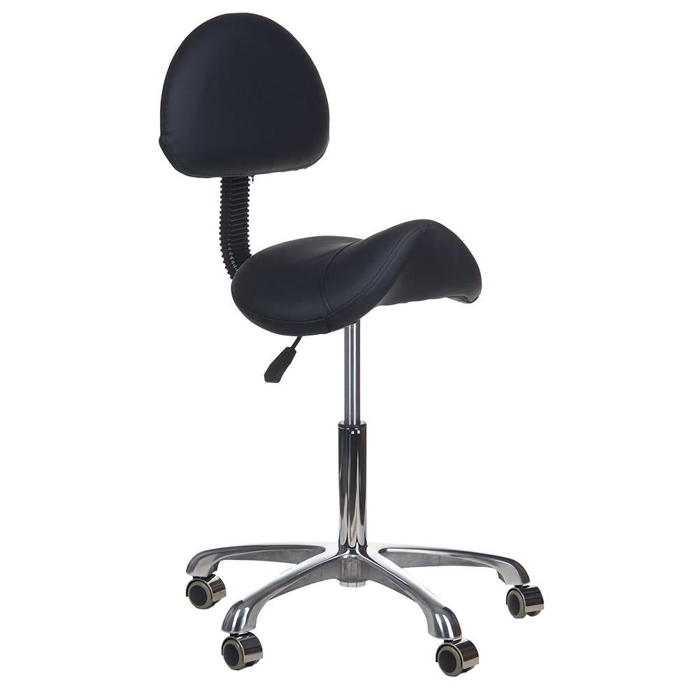 Kosmetologinė meistro kėdutė BY-8373, juoda