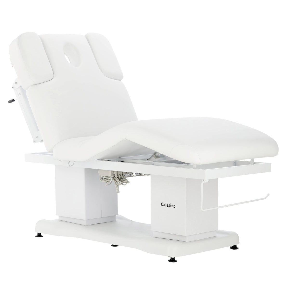 Elektrinė masažo lova Calissimo F149 – 4 elektrinių variklių, balta