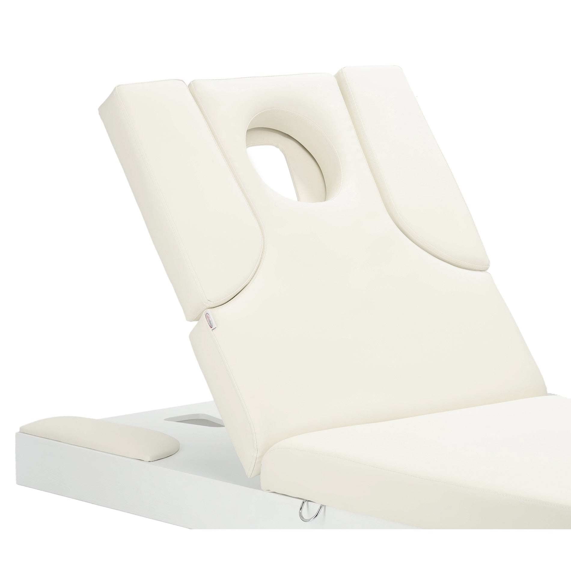 Elektrinis masažo stalas / kosmetologinis gultas su šildymu ir LED apšvietimu F245 – baltas