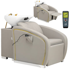 Kirpyklos plautuvė IMPEKA su masažu, elektrinė, pilka