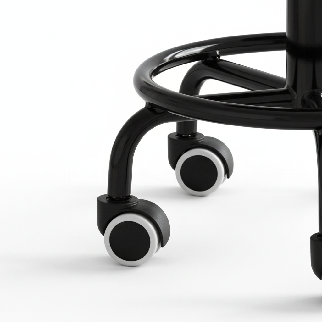Meistro kėdutė Round PRO – juoda