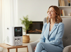 Molekulinio vandenilio inhaliatorius 900 ml/min su SPE PEM technologija