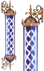 Barberio stulpas (Barber Pole) LED – 120 cm, auksinis