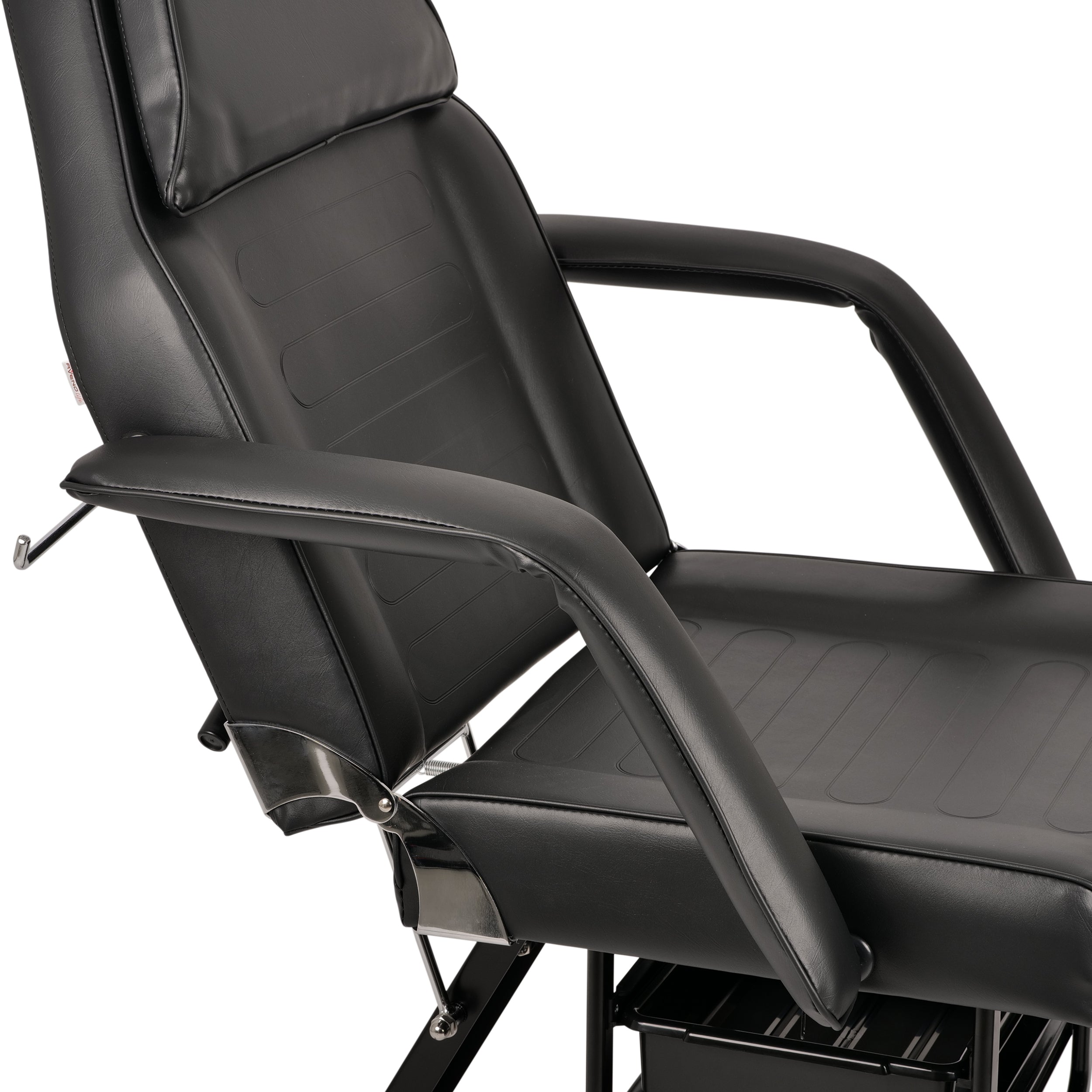 ARIA NERO beauty chair with trays, black