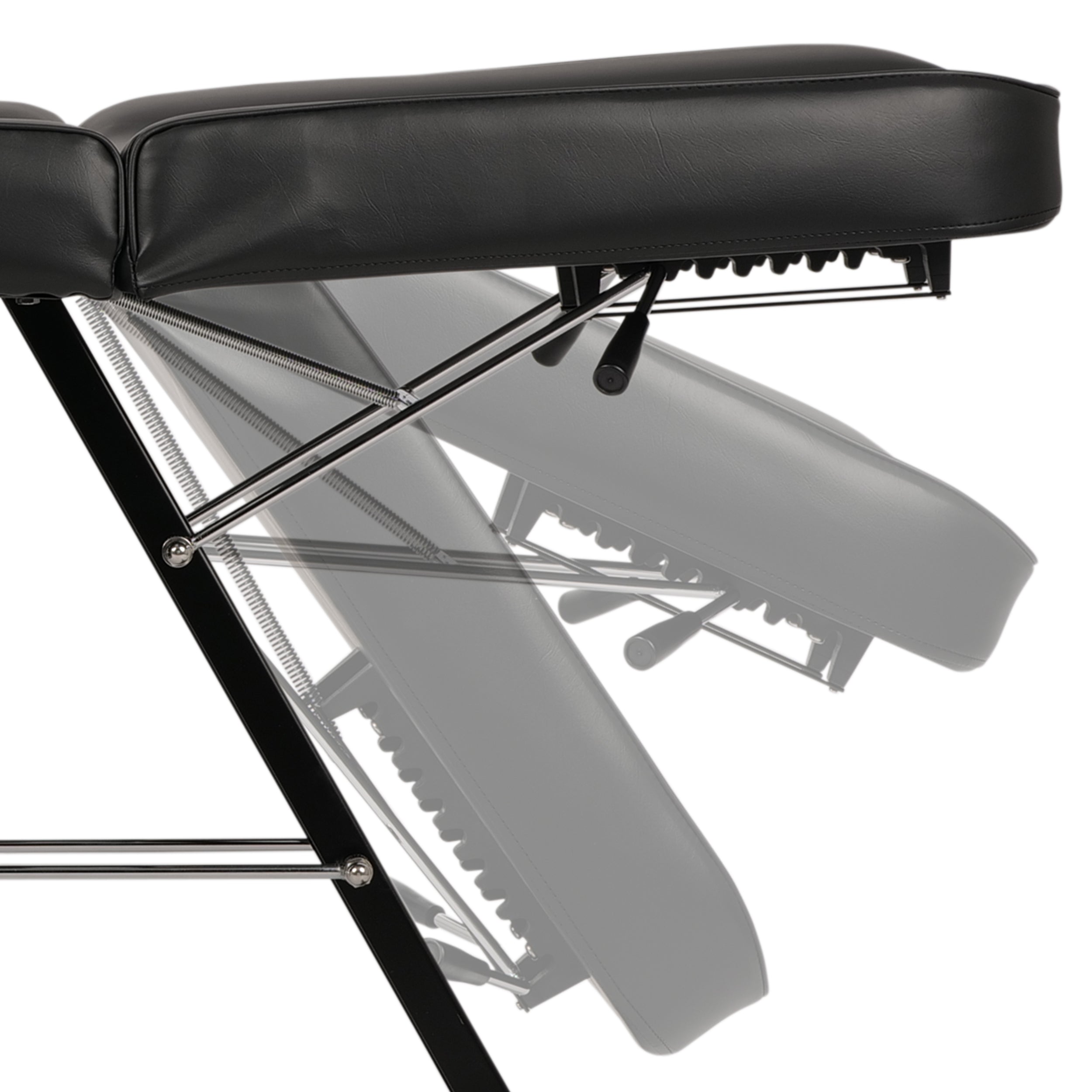ARIA NERO beauty chair with trays, black