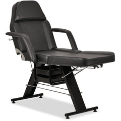 ARIA NERO beauty chair with trays, black