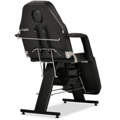 ARIA NERO beauty chair with trays, black