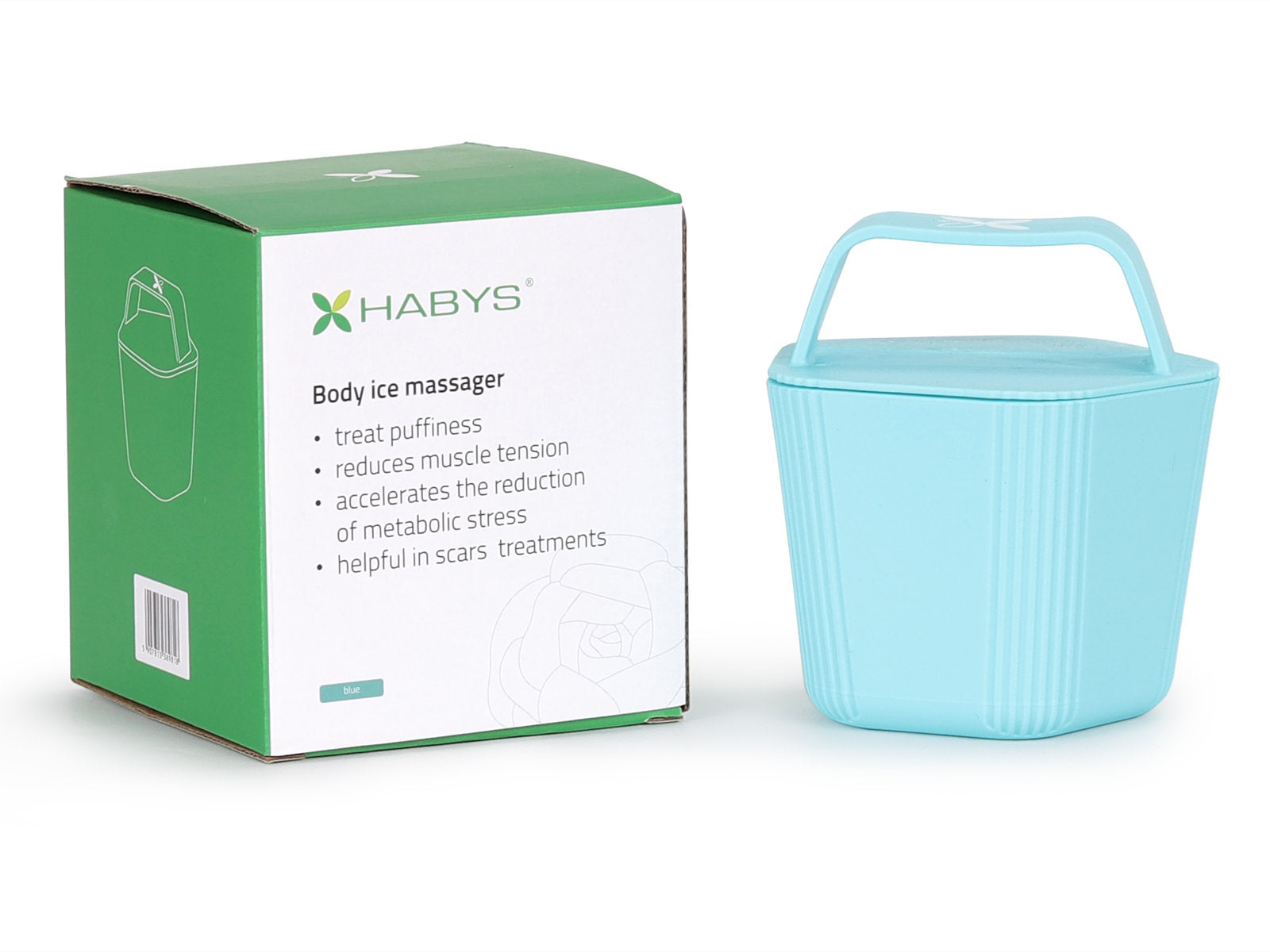 Body ice massager, HABYS, blue L