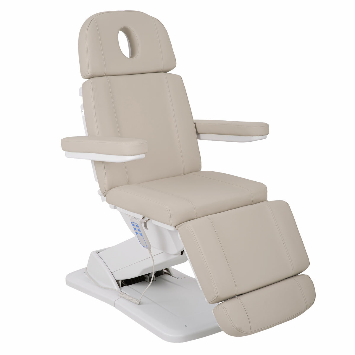 Tavia elektrinis kosmetologinis krėslas Satin Comfort K733, smėlio spalvos