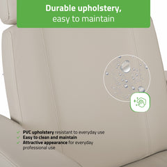 Tavia elektrinis kosmetologinis krėslas Satin Comfort K733, smėlio spalvos