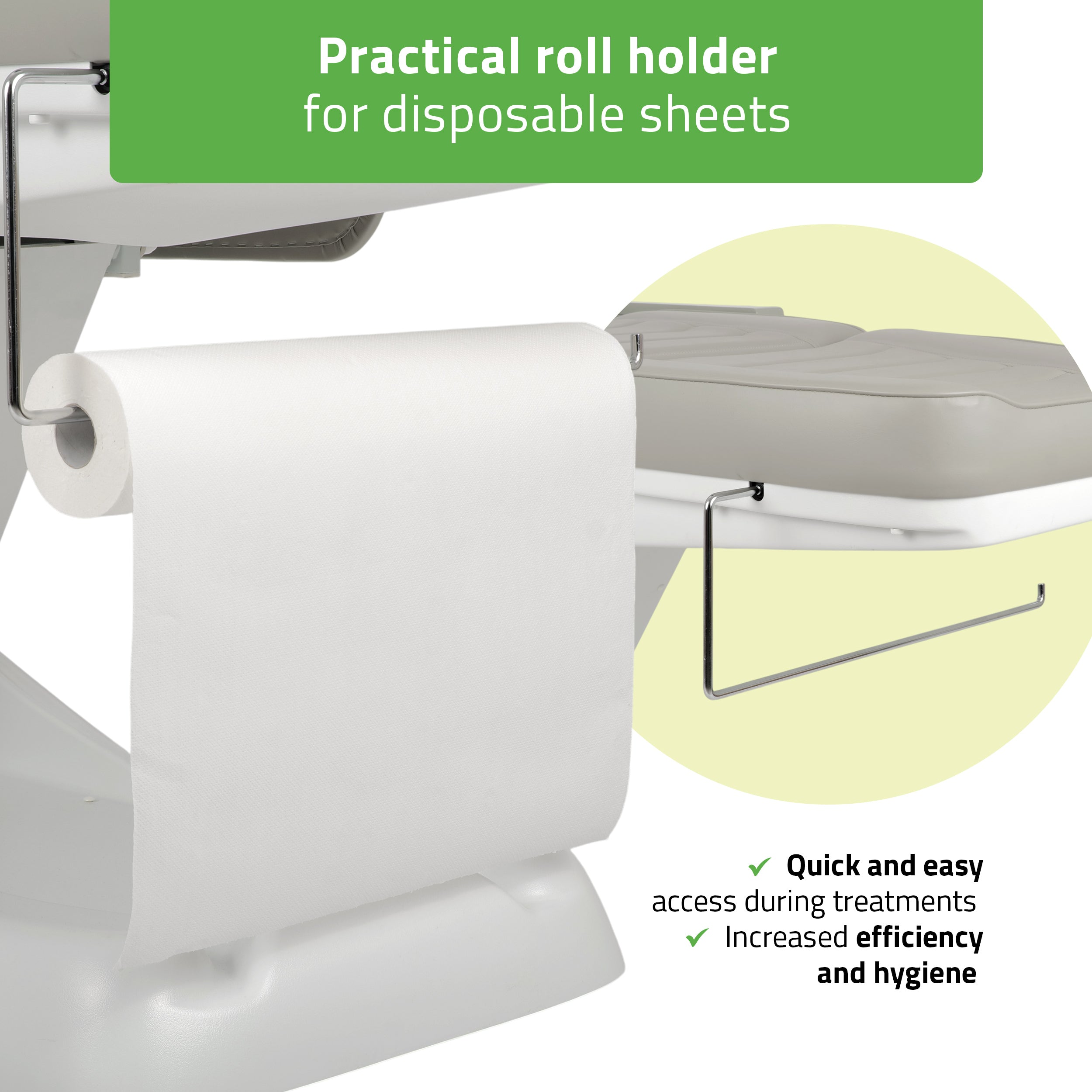 -7-Electric beauty chair Leo PRO 4 Comfy Base 522 Grey-7