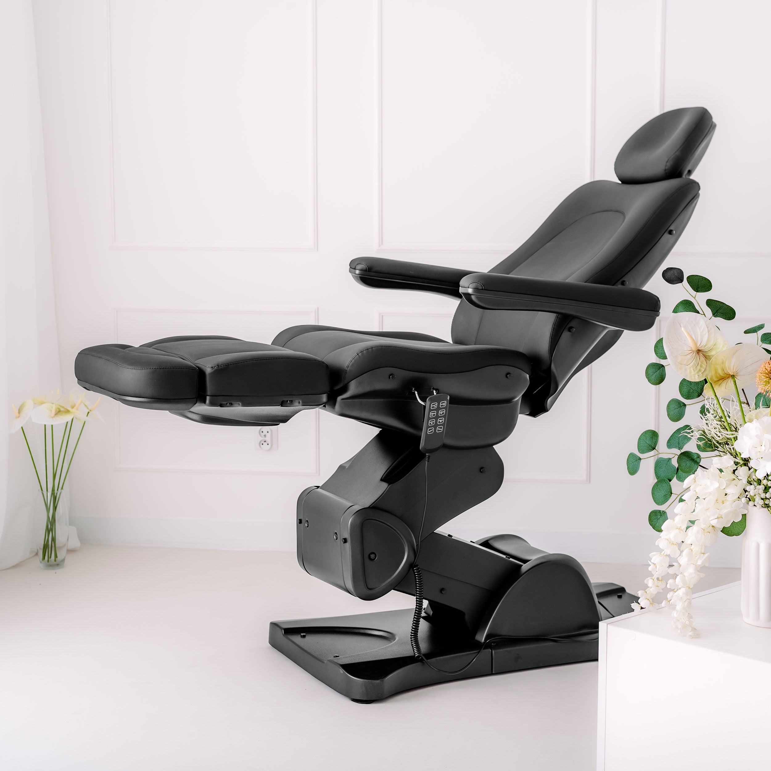 Sorina PRO 5 elektrinis kosmetologinis krėslas Touch Core K315, juodas