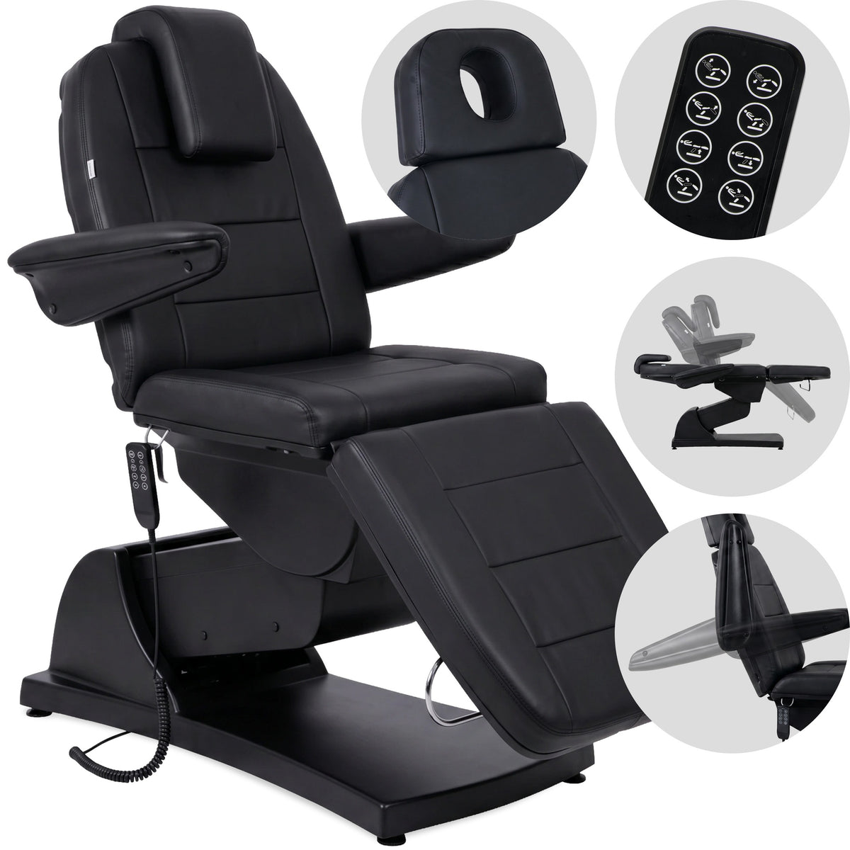 Electric beauty chair Velora PRO 4 Touch Core k315 black