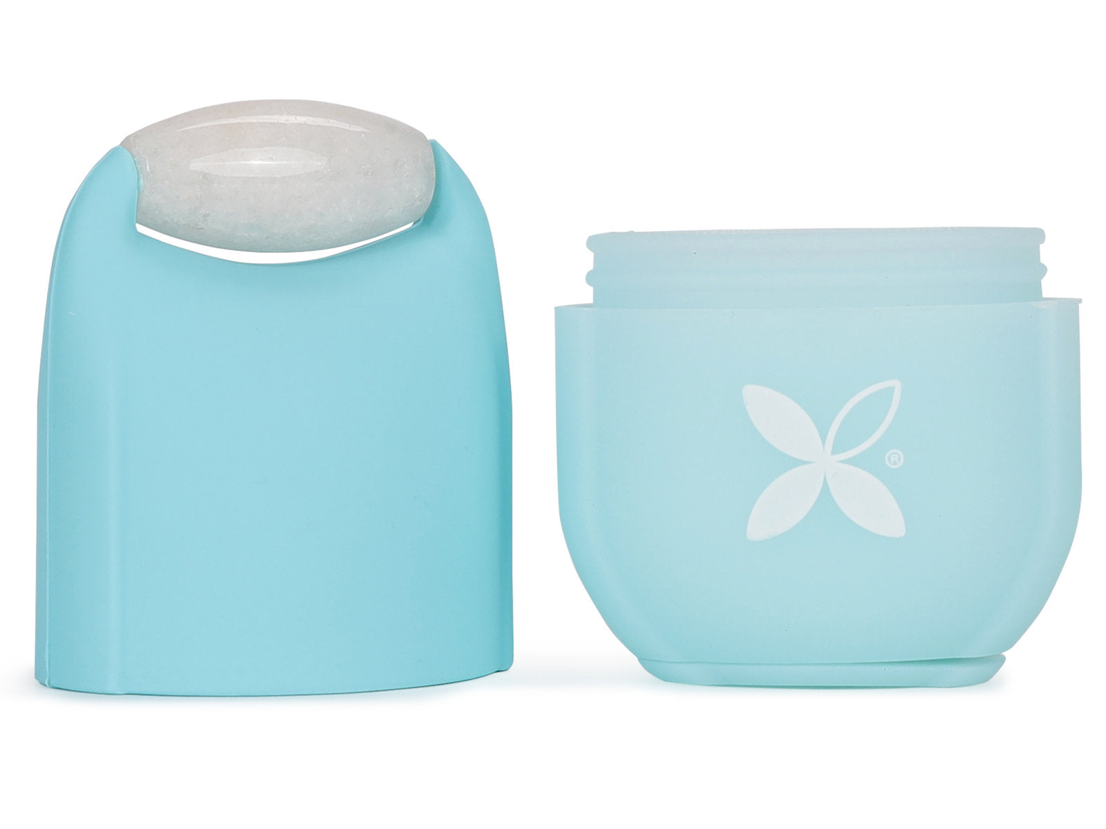 Face ice massager with stone, HABYS, blue M