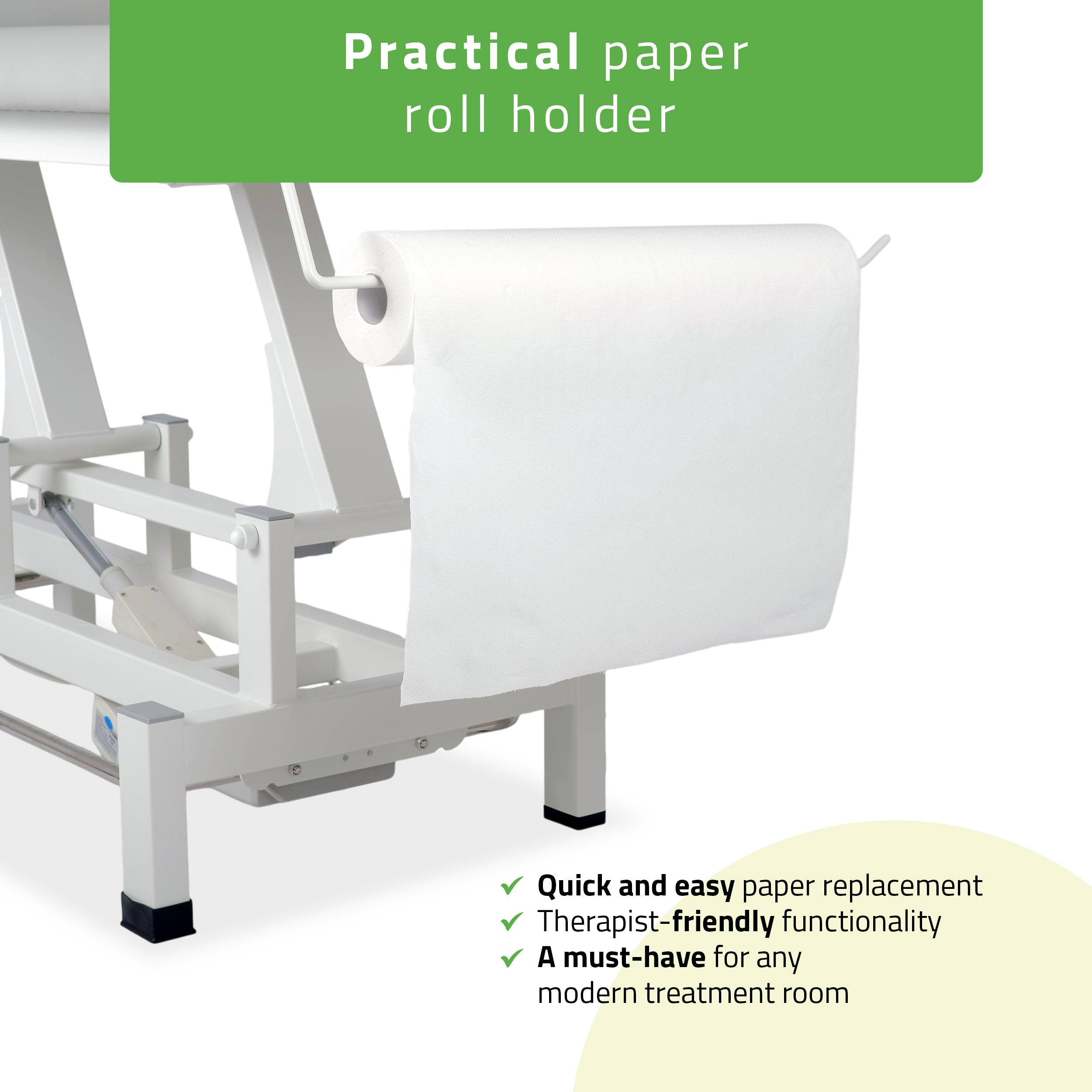 -5-Fortis 2 treatment table, electric adjustment, foot control bar, hand remote control, head cushion, k729 light gray-5