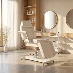 Alora hidraulinis kosmetologinis krėslas Touch Core K301, baltas