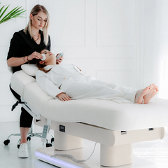 Eterna Beige elektrinis šildomas masažo ir SPA gultas Gentle Flex K901