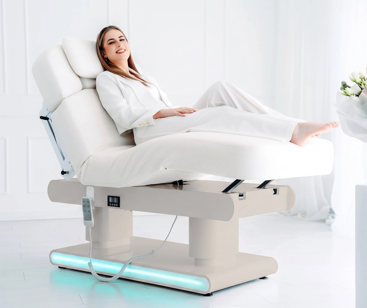 Eterna Beige elektrinis šildomas masažo ir SPA gultas Gentle Flex K901