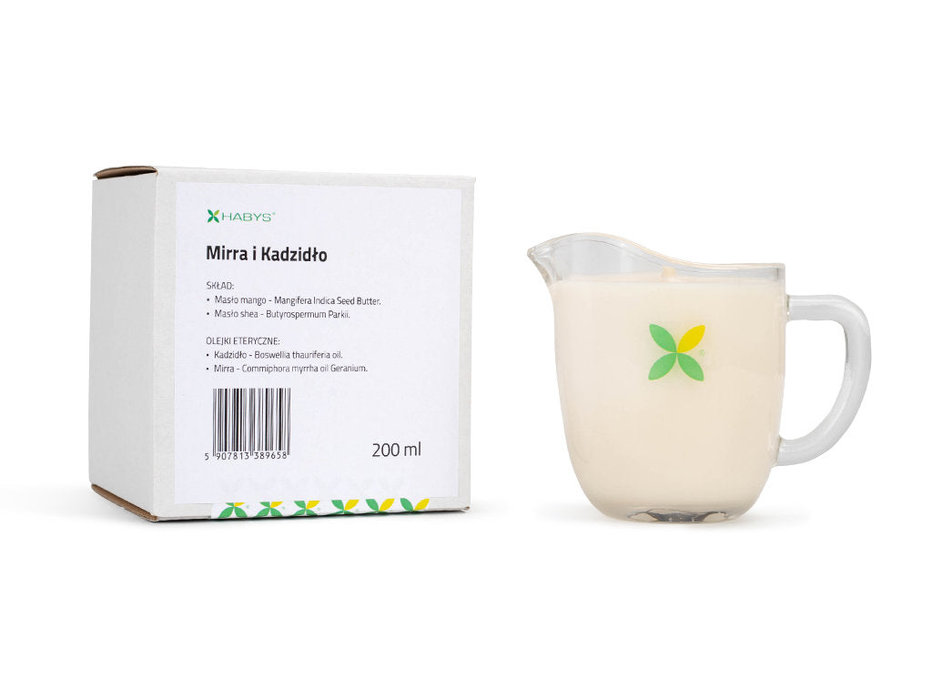 Massage Candle - Myrrh & Frankincense, 200ml HABYS