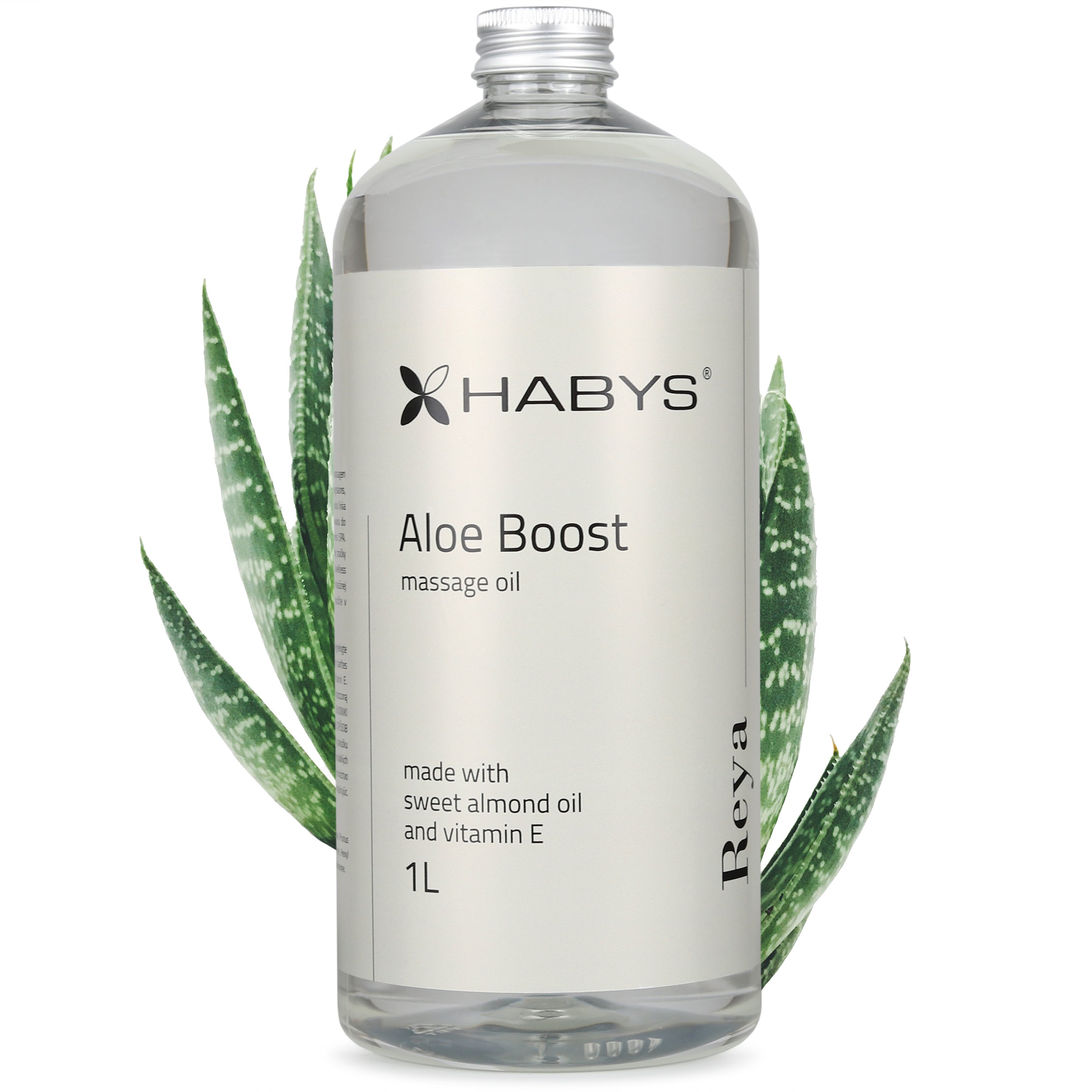 Reya Aloe Boost masažo aliejus, Habys 1L