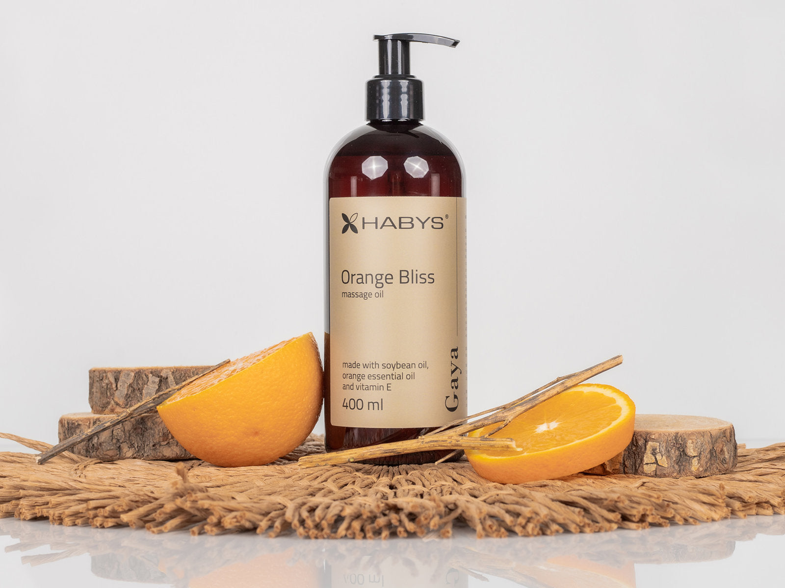 Massage Oil, Orange bliss, HABYS, 400 ml
