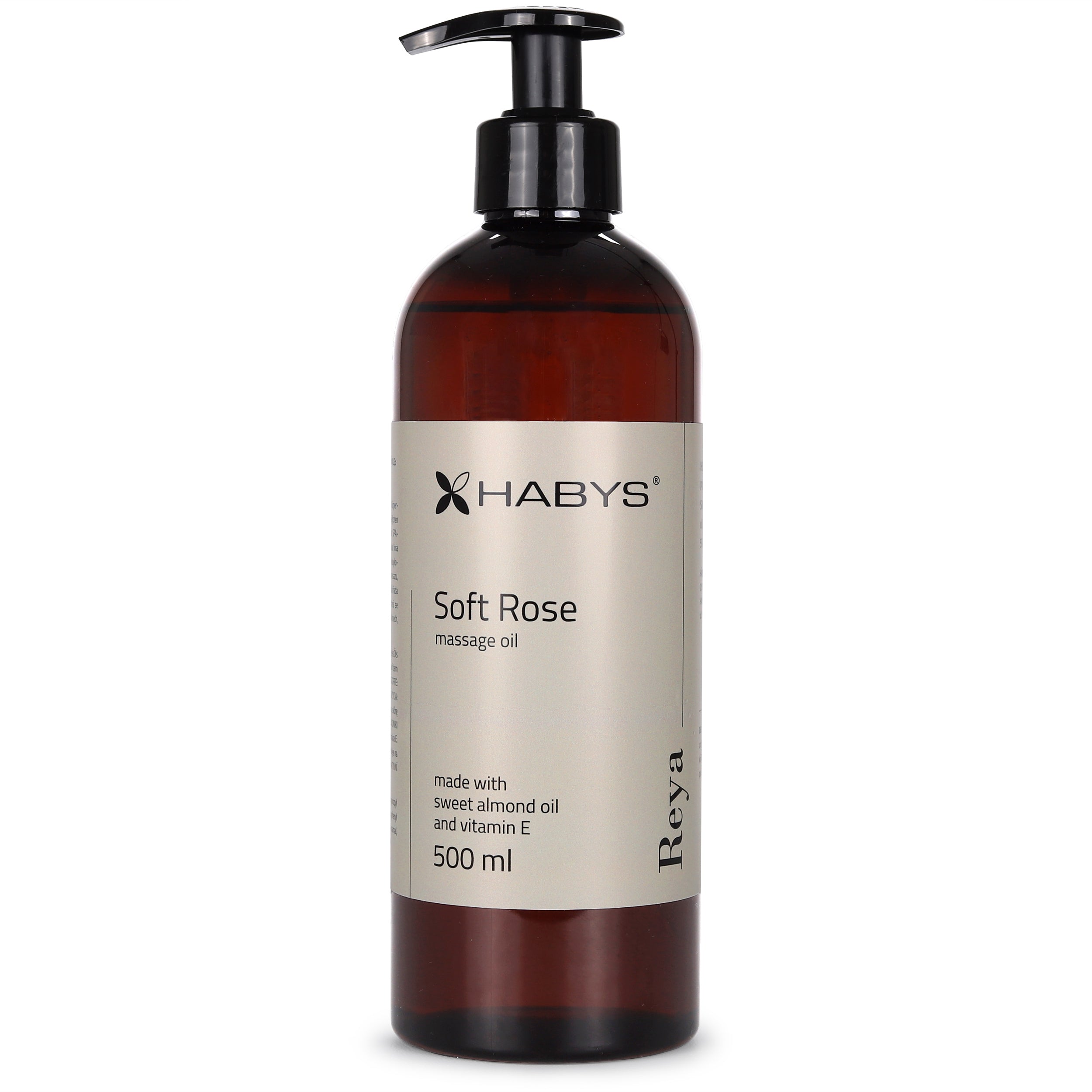 Massage Oil, Soft Rose, HABYS 500 ml