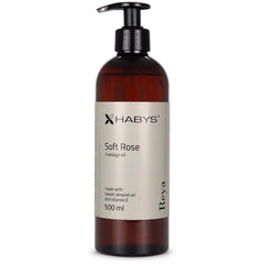 Massage Oil, Soft Rose, HABYS 500 ml