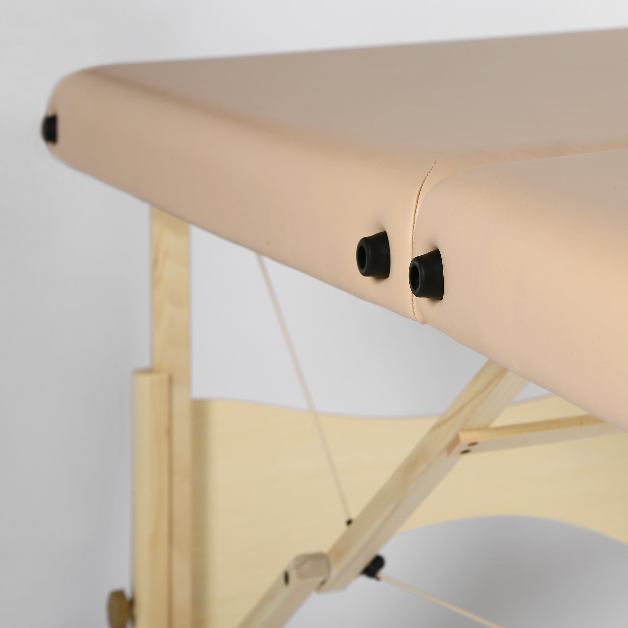 Masažo stalas eSpirit 70 Soft Touch K607 Moco – smėlio spalvos