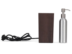 Oil heater, aluminium bottle 300ml, dark brown