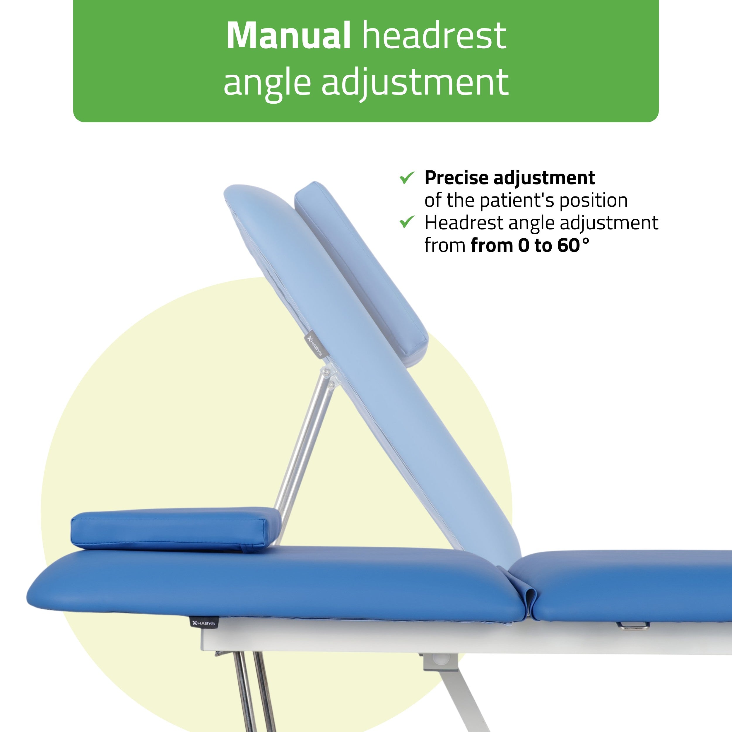 -3-Optima therapy table, electric height adjustment with hand remote – Satin Comfort k723 blue-3