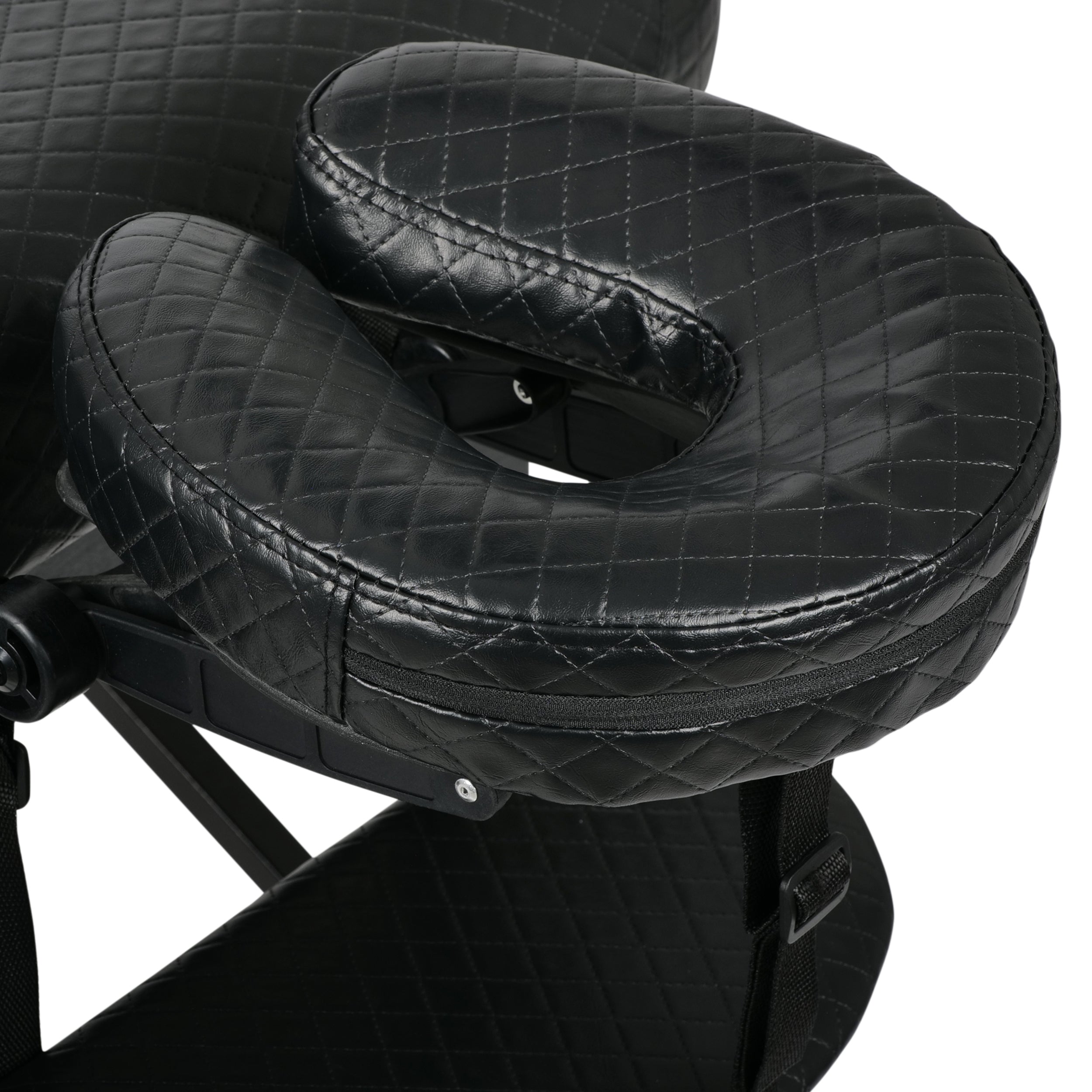 Nešiojamas kosmetologinis ir masažo gultas Estetic Black Comfy Base K515, juodas – AVENO LIFE
