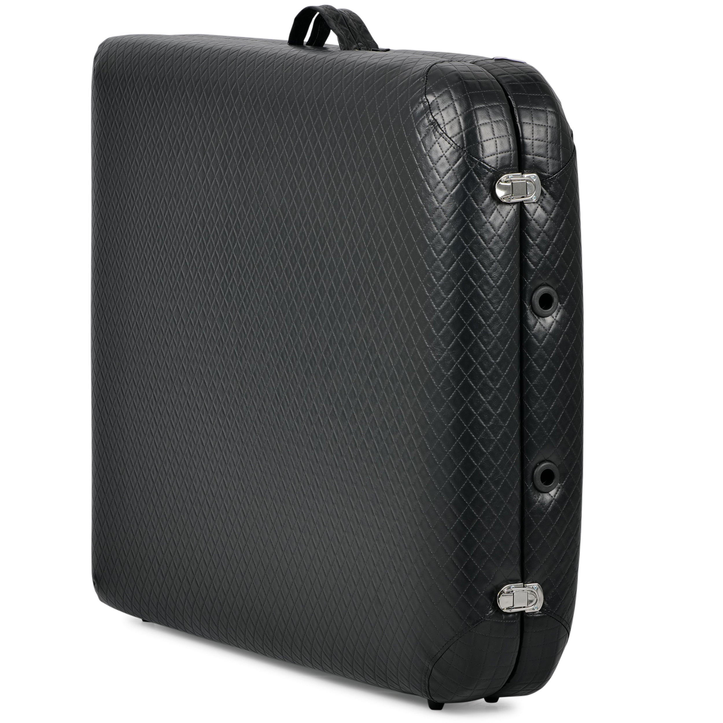Nešiojamas kosmetologinis ir masažo gultas Estetic Black Comfy Base K515, juodas – AVENO LIFE