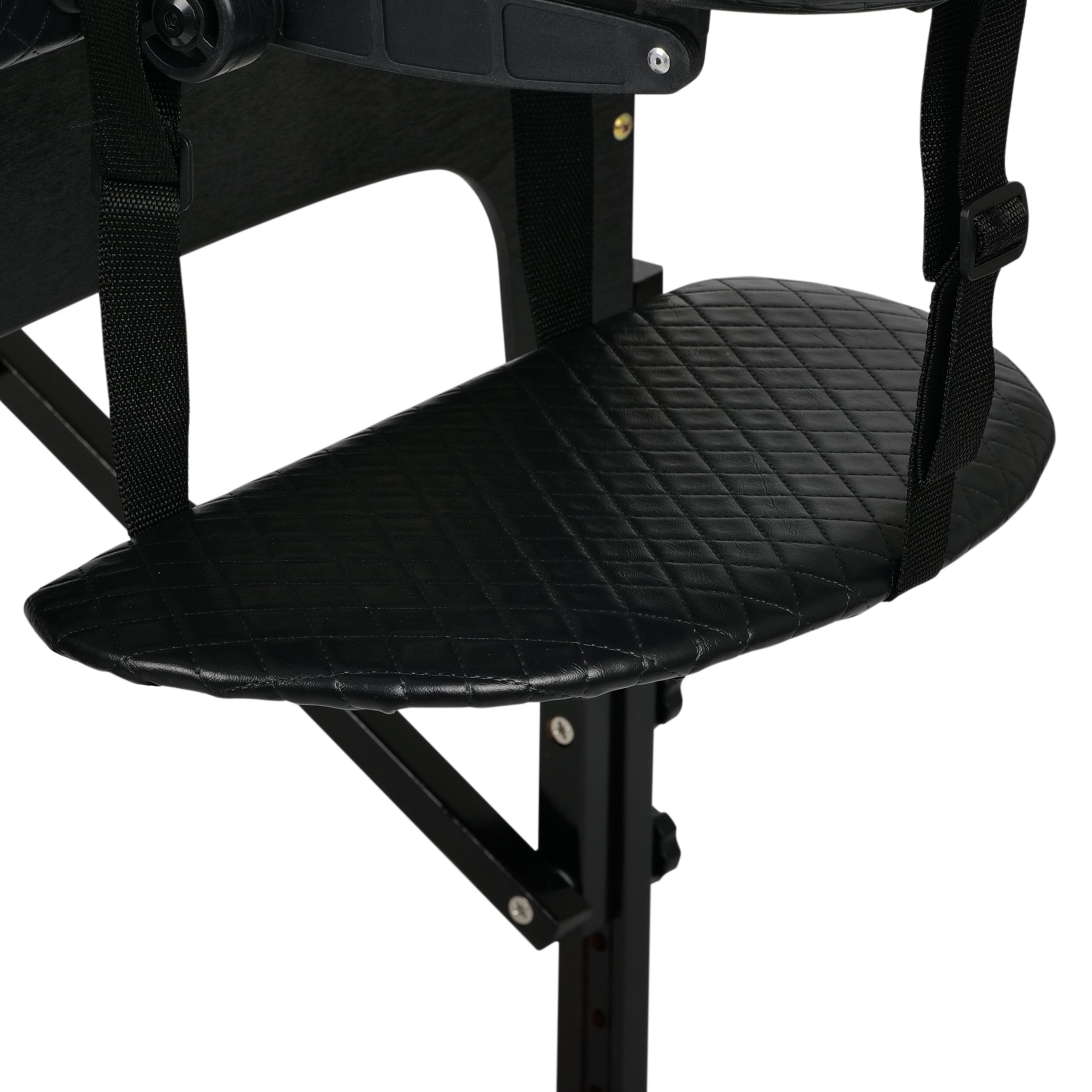Nešiojamas kosmetologinis ir masažo gultas Estetic Black Comfy Base K515, juodas – AVENO LIFE
