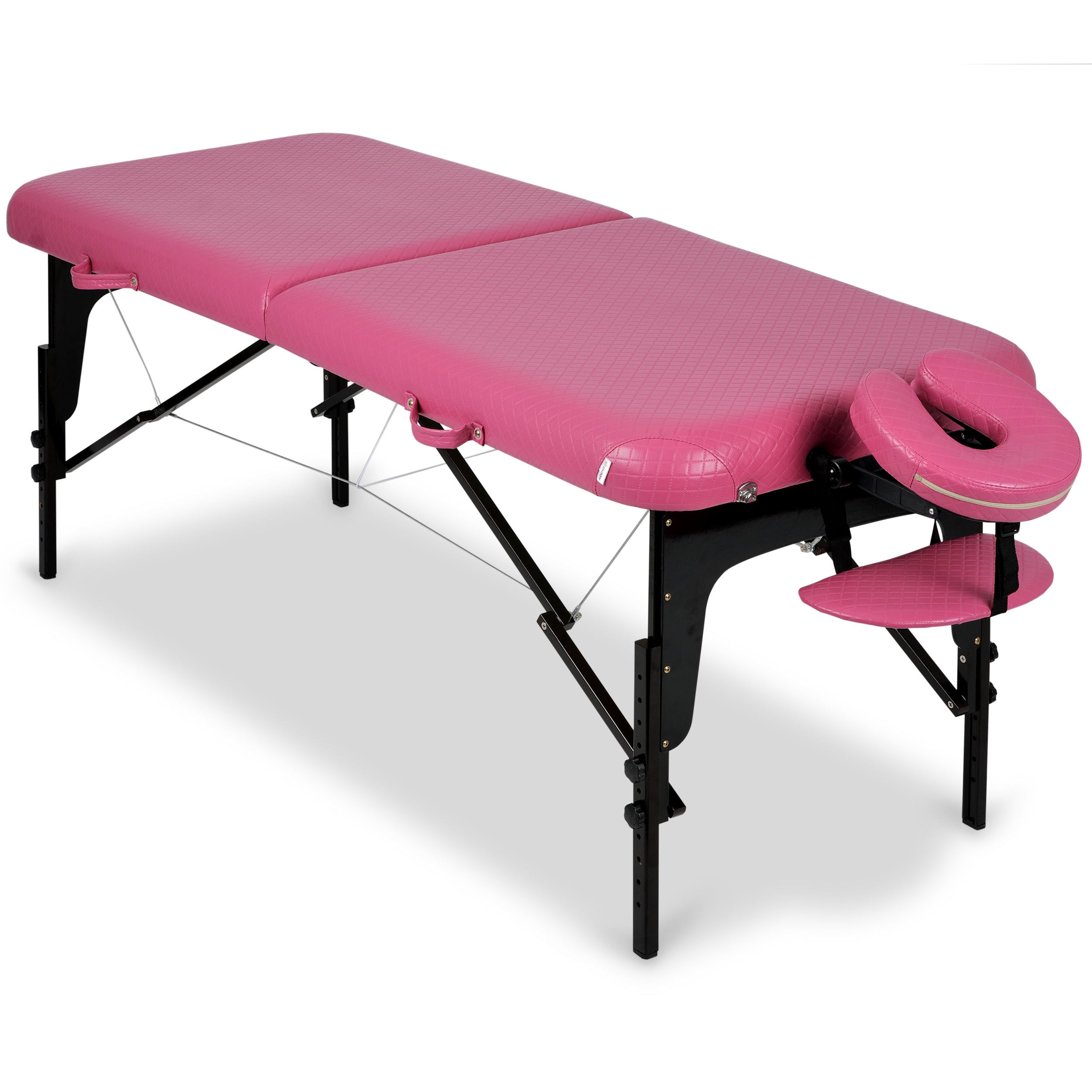 Nešiojamas kosmetologinis ir masažo gultas Estetic Blush Comfy Base K510, rožinis – AVENO LIFE