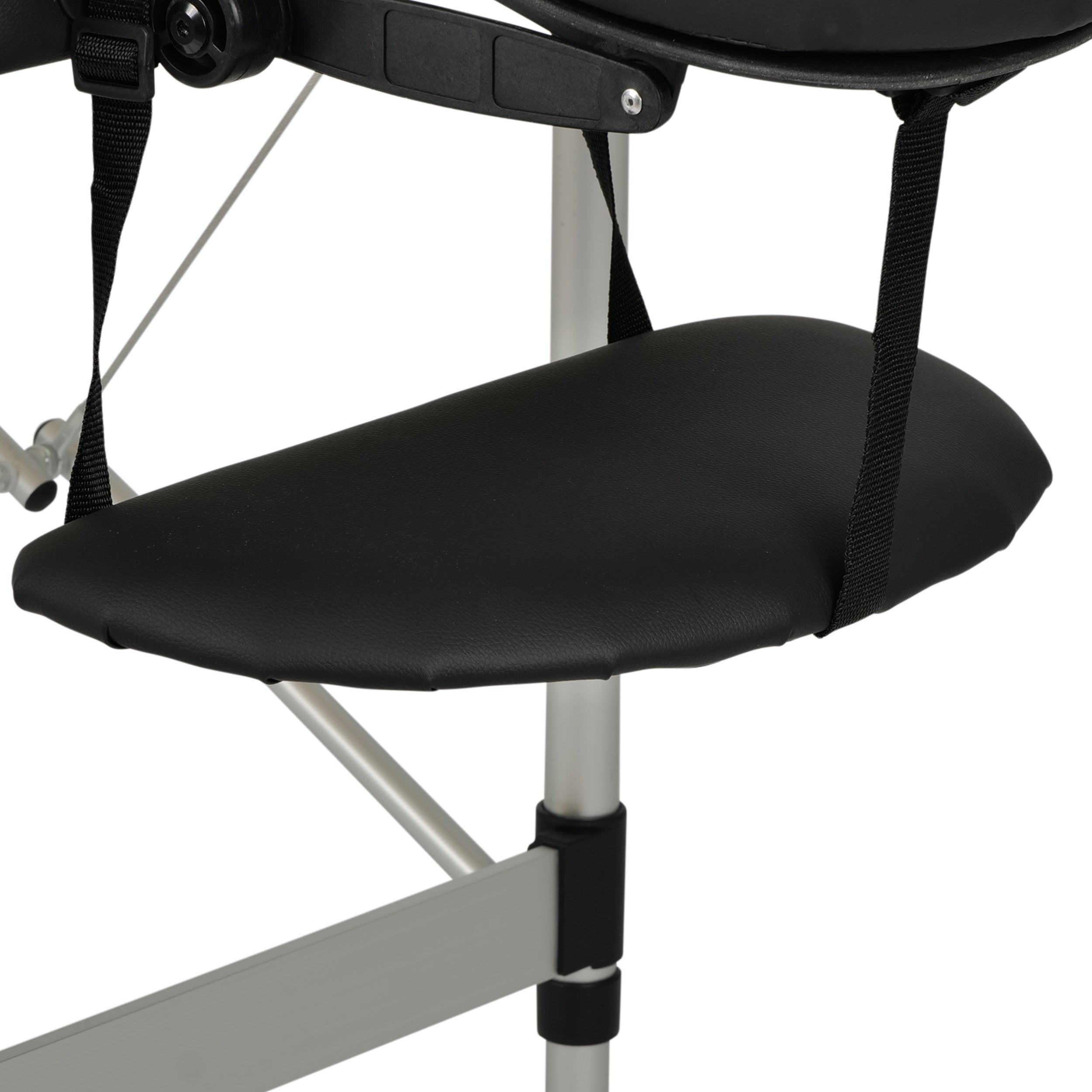 Nešiojama kosmetologinė ir masažo lova „Aveno Life Estetic Dark Comfy Base K515“ – juoda