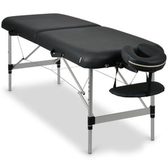 Nešiojama kosmetologinė ir masažo lova „Aveno Life Estetic Dark Comfy Base K515“ – juoda