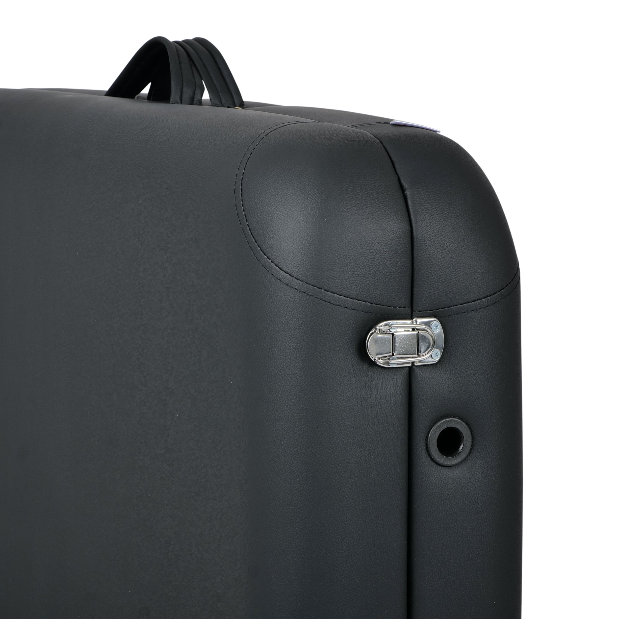 Nešiojama kosmetologinė ir masažo lova „Aveno Life Estetic Dark Comfy Base K515“ – juoda