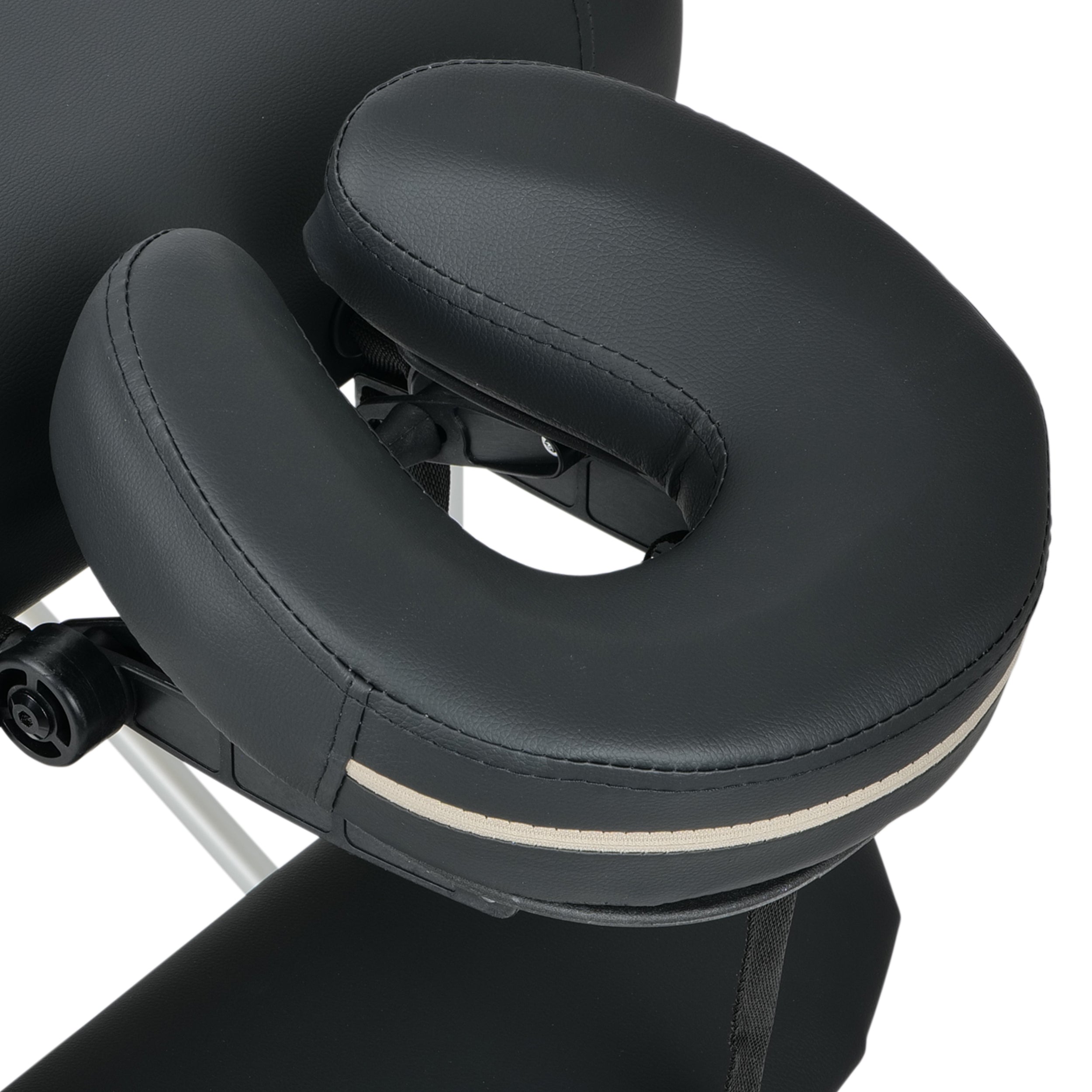 Nešiojama kosmetologinė ir masažo lova „Aveno Life Estetic Dark Comfy Base K515“ – juoda