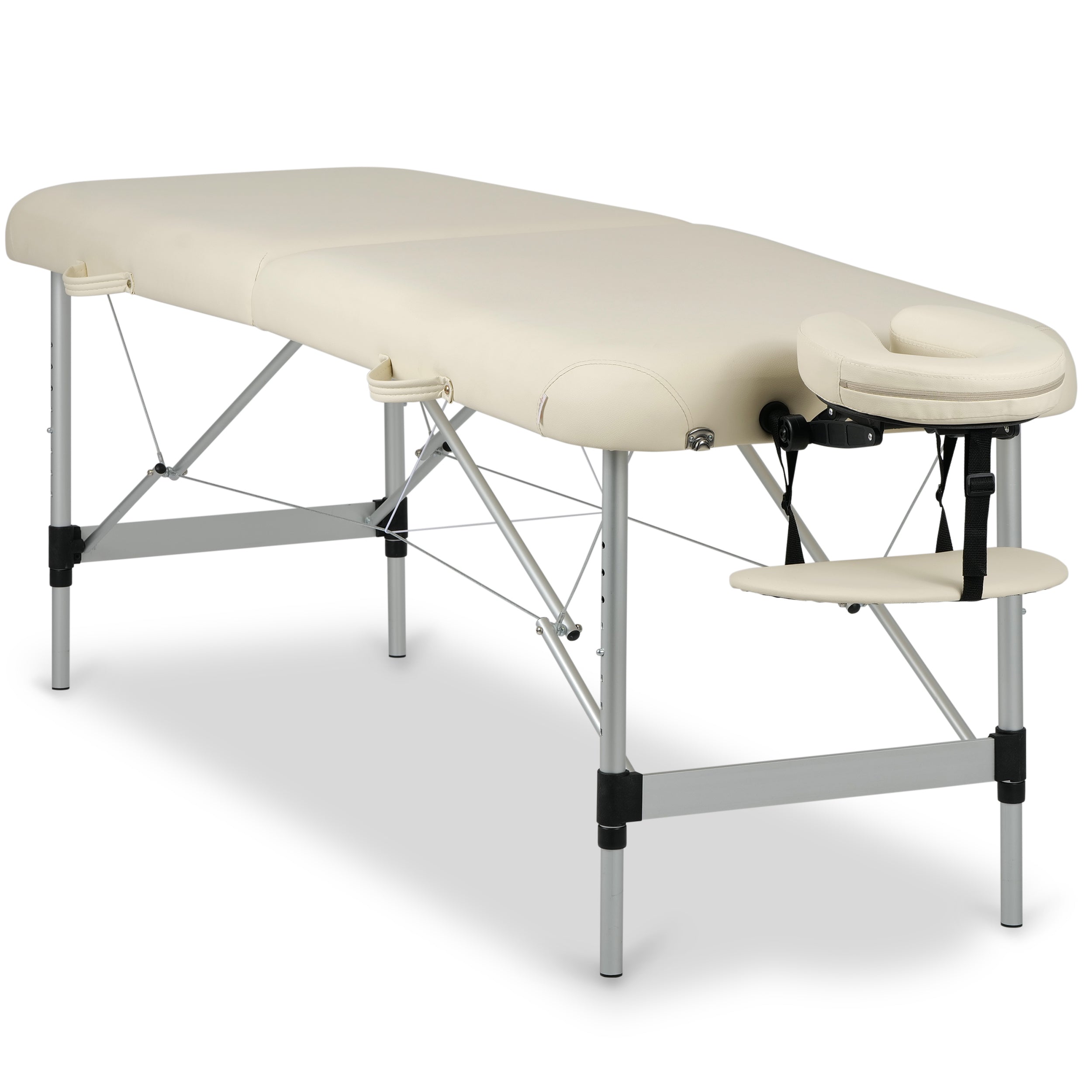 Nešiojama kosmetologinė lova „Aveno Life Estetic Light Comfy Base“ – smėlio spalvos