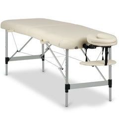Nešiojama kosmetologinė lova „Aveno Life Estetic Light Comfy Base“ – smėlio spalvos