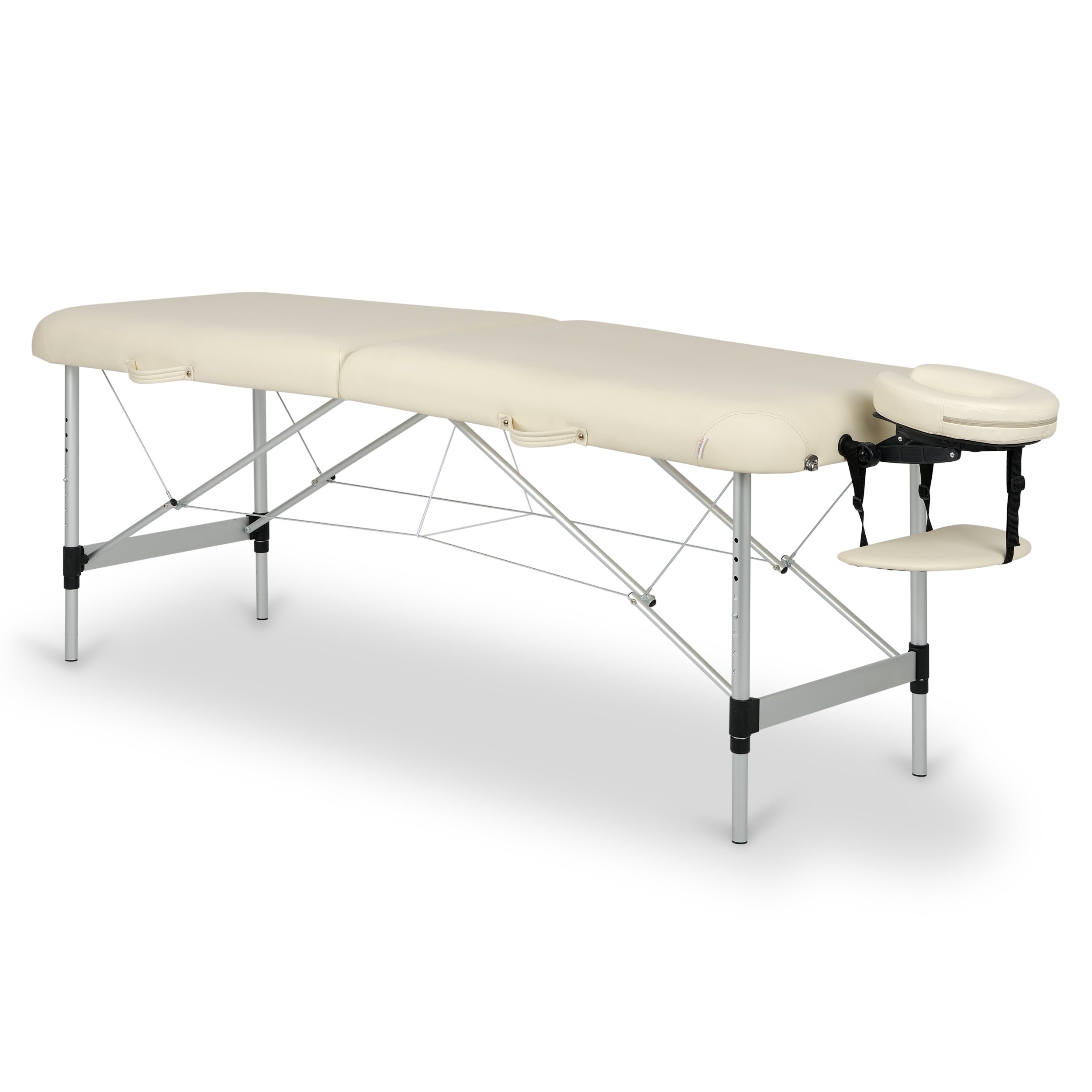 Nešiojama kosmetologinė lova „Aveno Life Estetic Light Comfy Base“ – smėlio spalvos