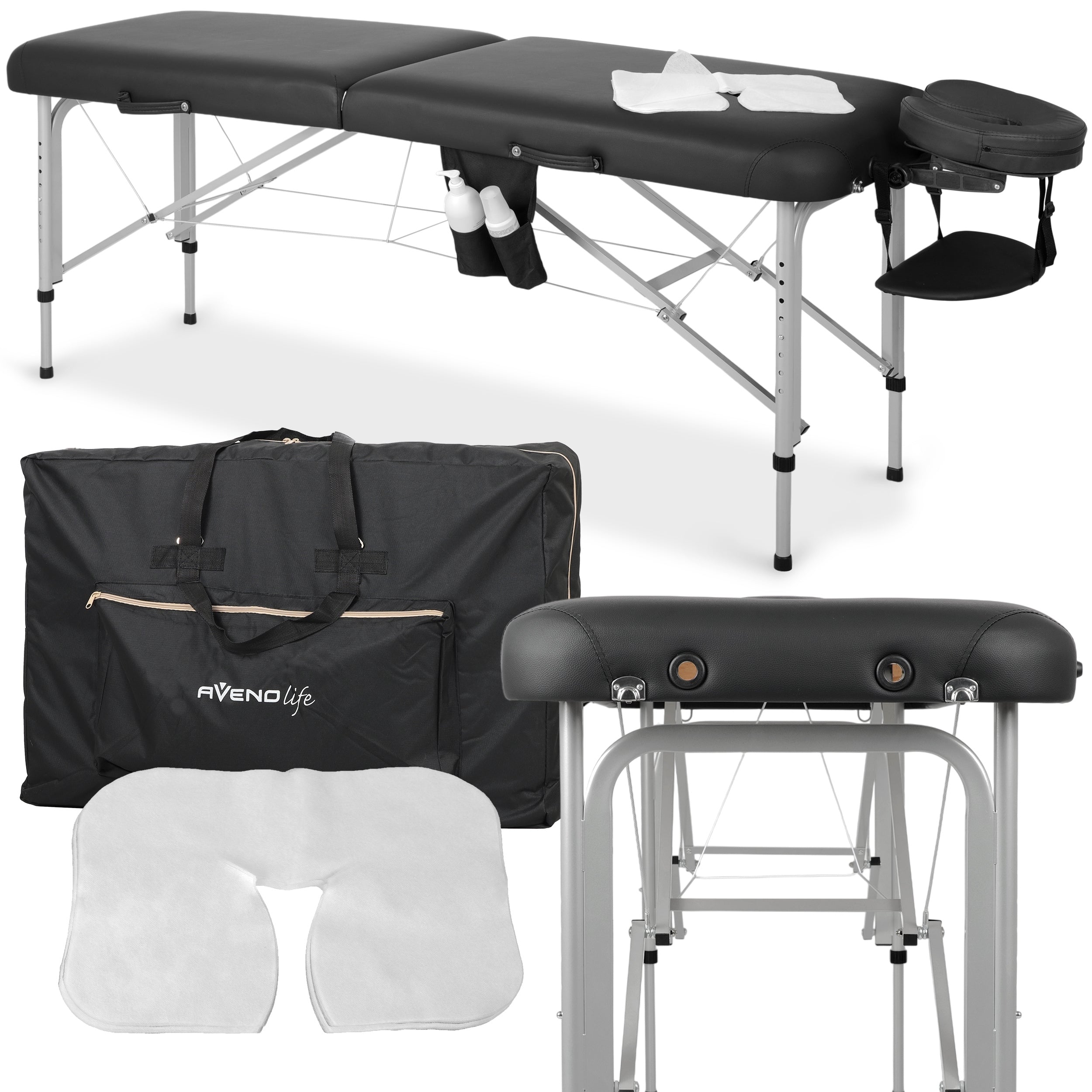 Portable massage table Vera 60 Comfy Base K515 Black