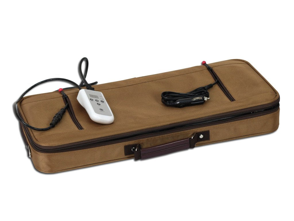 Portable stone and bamboo sticks heater