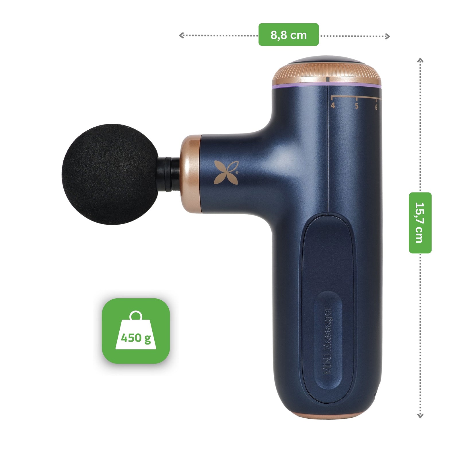 Pulse Mini Massage Gun – Blue Navy