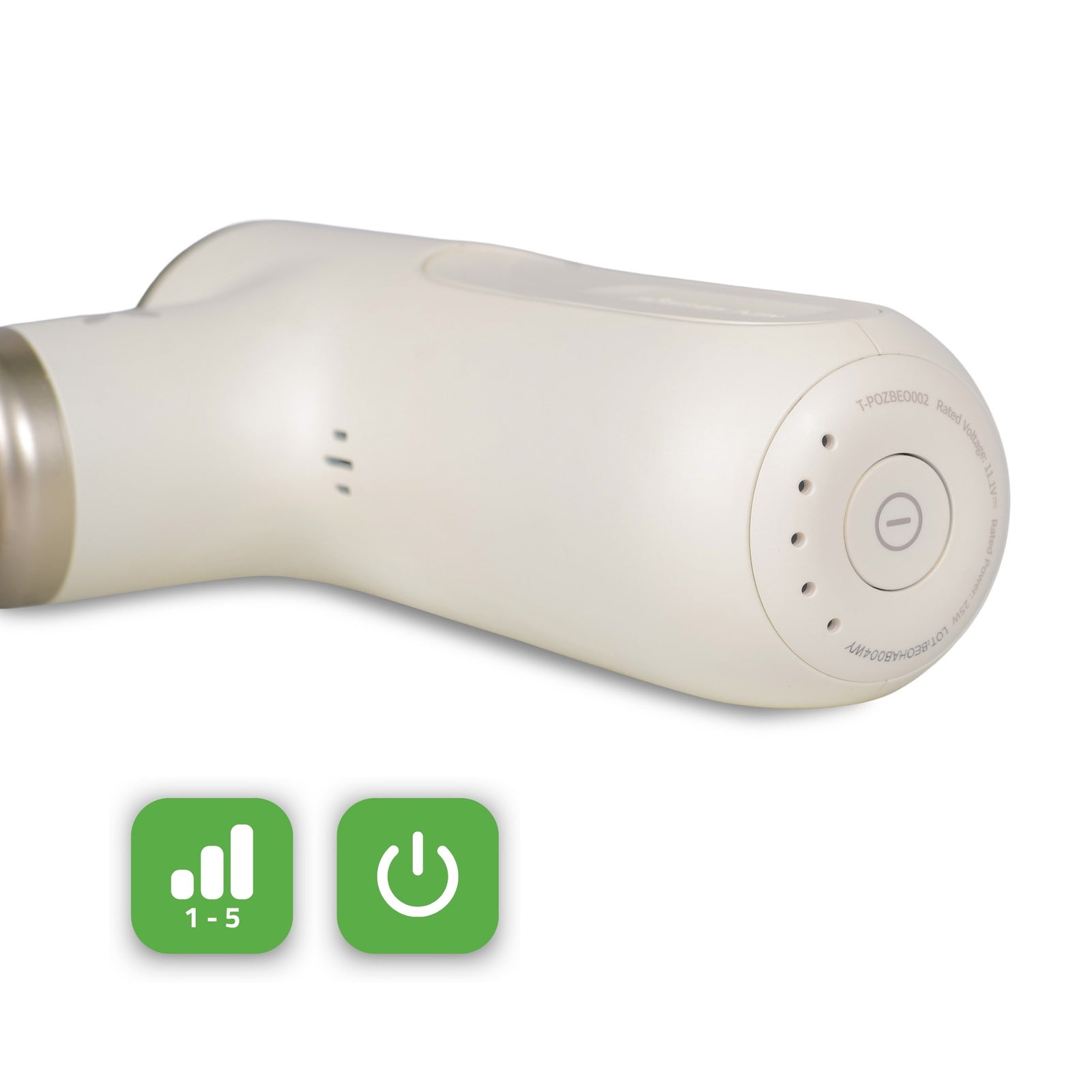 Mini masažo pistoletas Habys Pulse Mini – Ivory